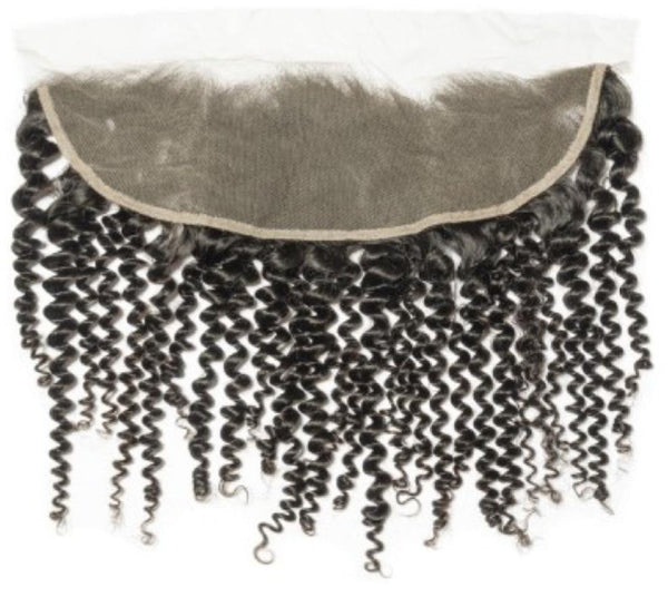 Human Hair Kinky Curly Frontal