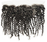 Human Hair Kinky Curly Frontal